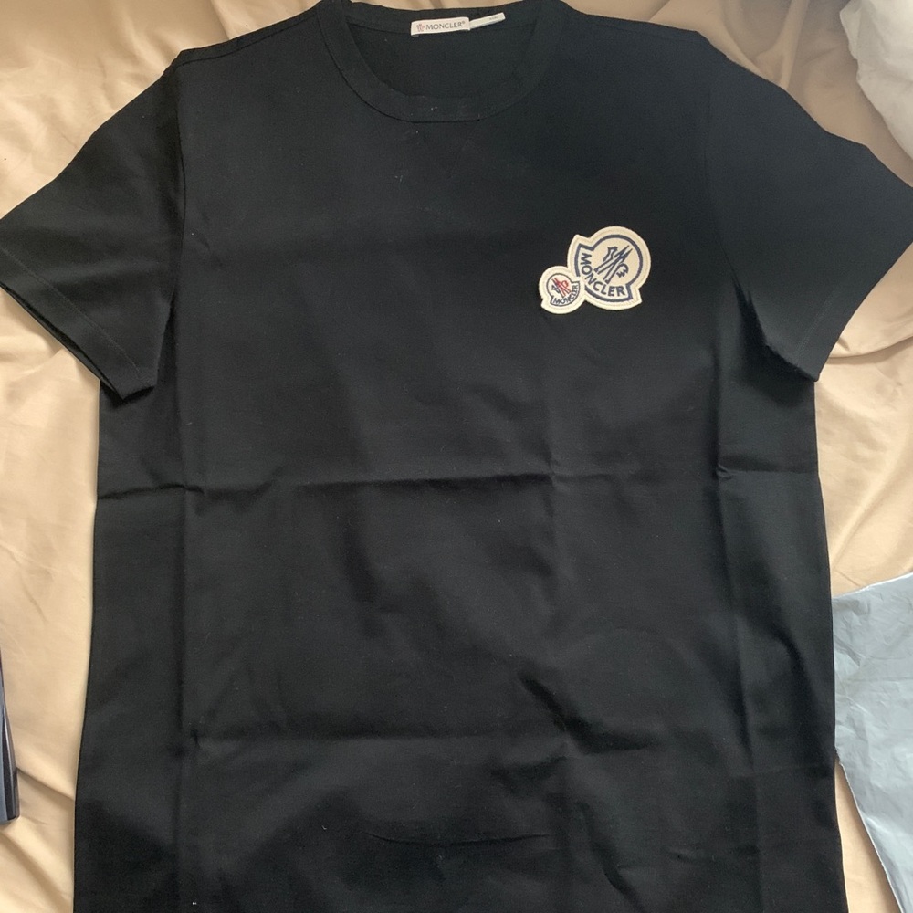 Moncler embroided logo tshirt
